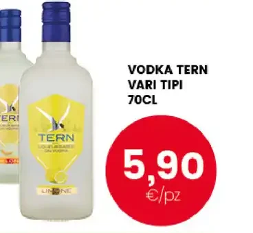 Vodka Tern vari tipi