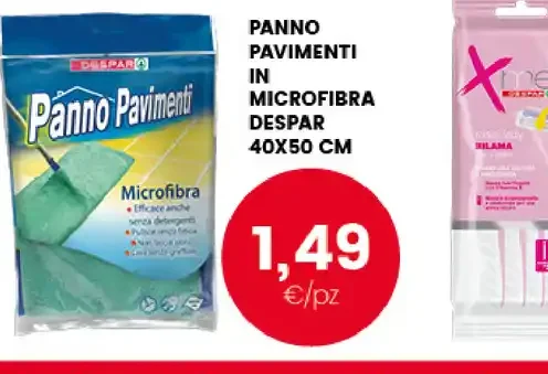Panno pavimenti in microfibra Despar
