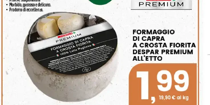 Formaggio di capra a crosta fiorita Despar Premium