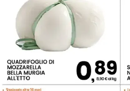 Quadrifoglio di mozzarella Bella Murgia