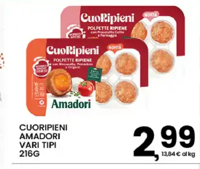 Cuoripieni Amadori vari tipi