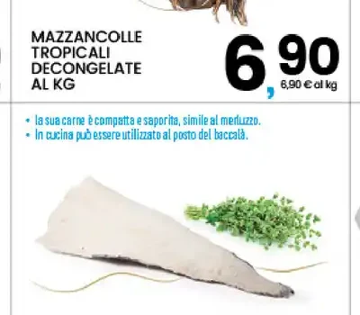 Mazzancolle tropicali decongelate
