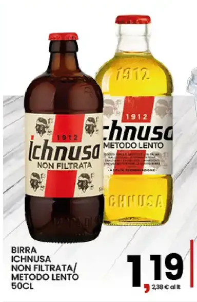 Birra Ichnusa non filtrata/metodo lento