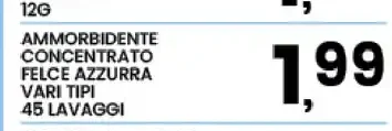 Ammorbidente concentrato Felce Azzurra vari tipi