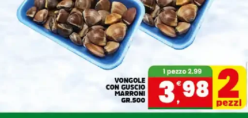 Vongole con guscio Murgi 500 g