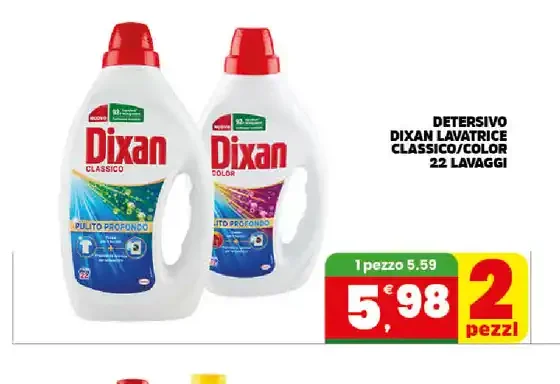 Detersivo lavatrice classico/color