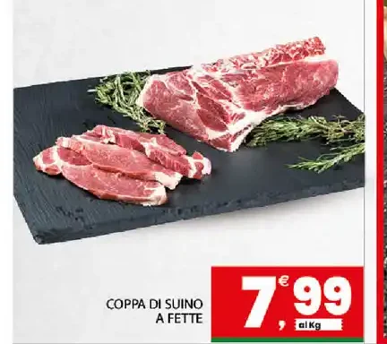 Coppa di suino a fette