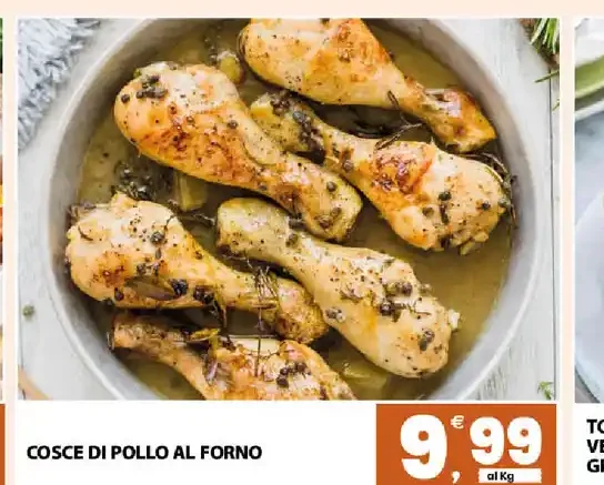 Cosce di pollo al forno