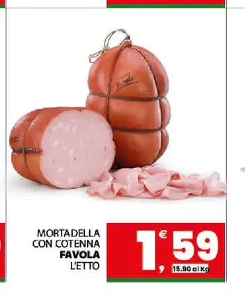 Mortadella con cotenna Favola