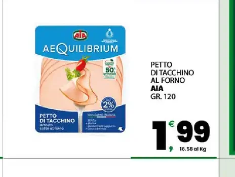 Petto di tacchino al forno Aia