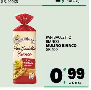 Pan bauletto bianco