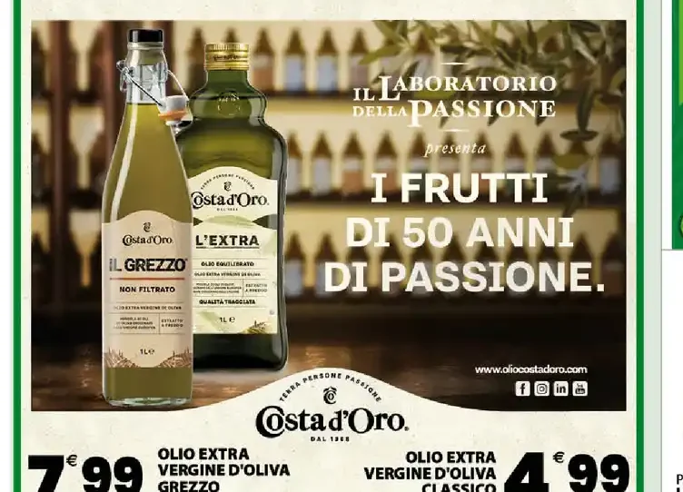 Olio extra vergine d'oliva Grezzo
