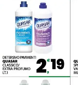 Detersivo pavimenti Quasar