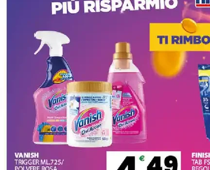 Vanish vari tipi