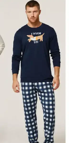 Pigiama uomo interlock