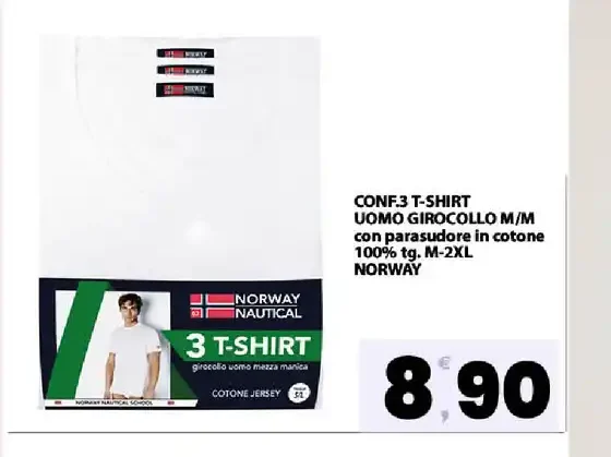 T-shirt uomo Norway