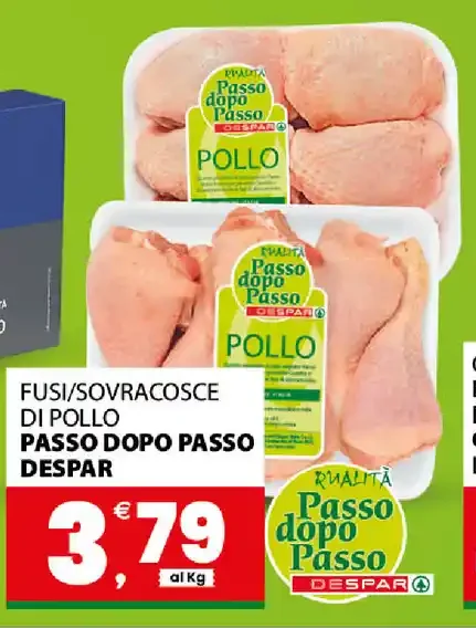 Fusi/sovracosce di pollo Passo dopo Passo Despar