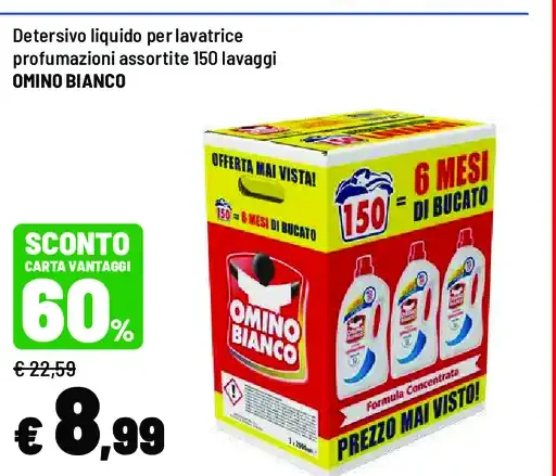 Detersivo liquido per lavatrice