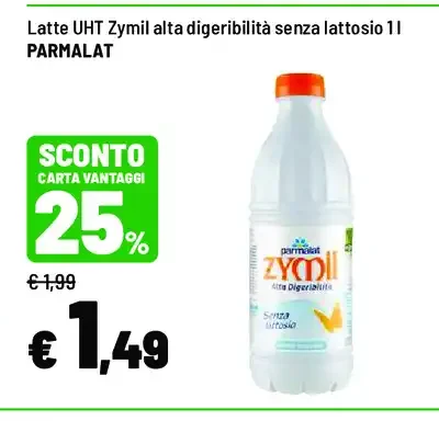 Latte UHT senza lattosio