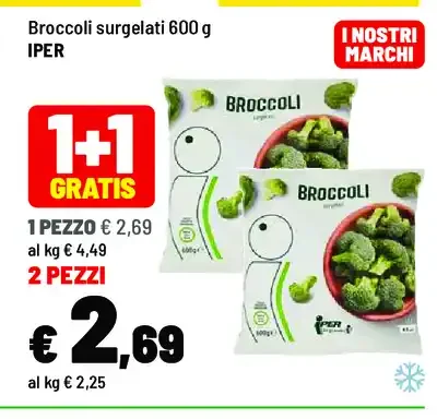Broccoli surgelati