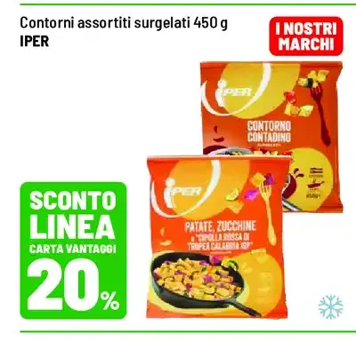 Contorni surgelati assortiti