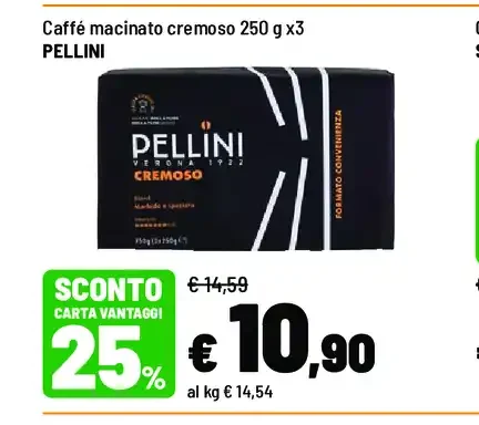 Caffè macinato cremoso