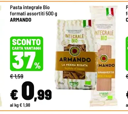 Pasta integrale Bio