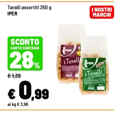 Taralli assortiti