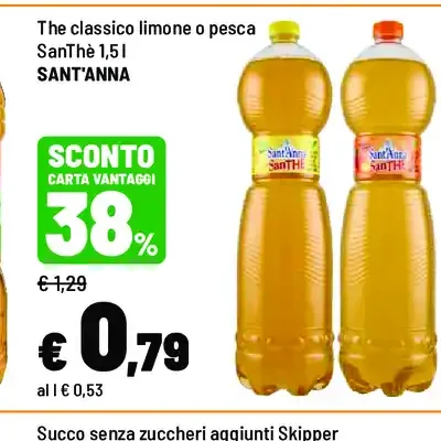 Thè al limone o pesca