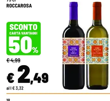 Shiraz, Grecanico o Vermentino