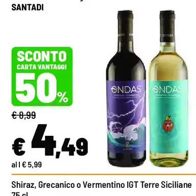 Cannonau di Sardegna o Vermentino DOC