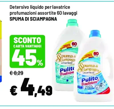 Detersivo liquido per lavatrice