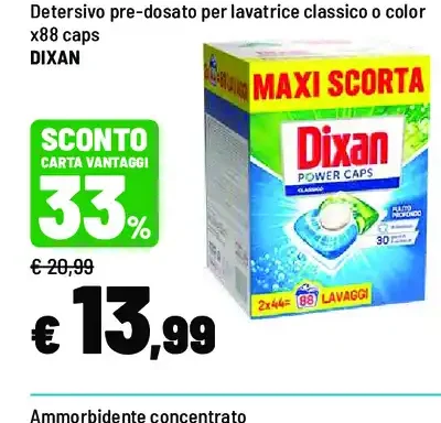 Detersivo pre-dosato per lavatrice