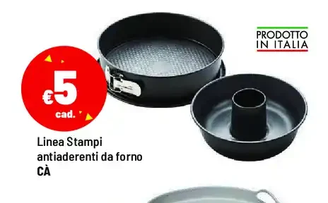 Linea stampi antiaderenti da forno