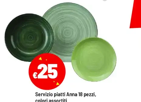 Servizio piatti Anna