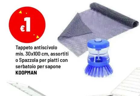 Tappeto antiscivolo o spazzola per piatti