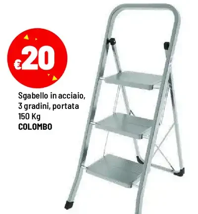 Sgabello in acciaio