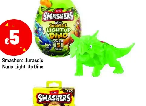 Smashers Jurassic Nano Light-Up Dino