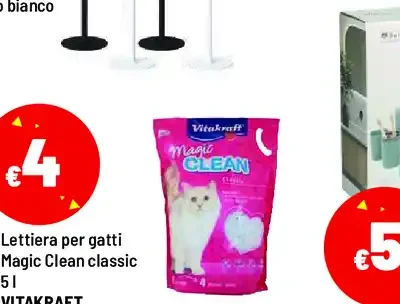 Lettiera per gatti Magic Clean classic