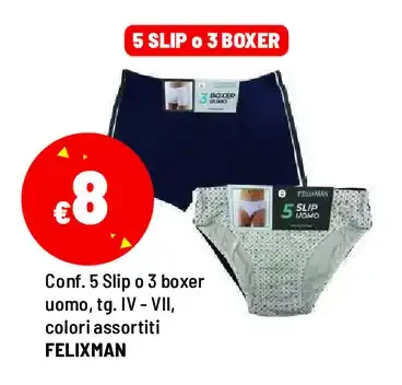 Confezione intimo uomo