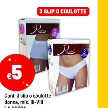 Confezione intimo donna