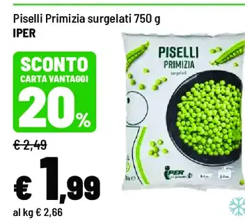 Piselli Primizia surgelati