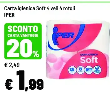 Carta igienica Soft