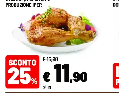Cosce di pollo al forno