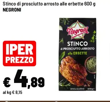 Stinco di prosciutto arrosto alle erbette