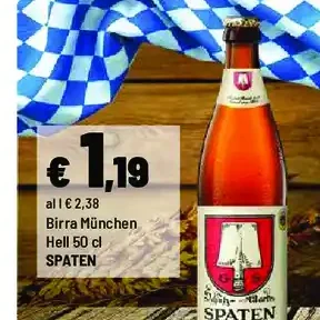 Birra Spaten München Hell 50 cl