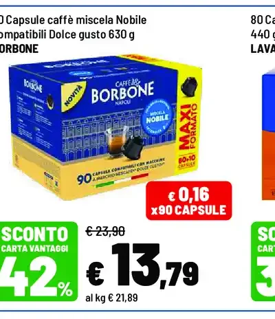 Capsule caffè miscela Nobile compatibili Dolce Gusto