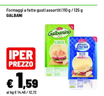 Formaggi a fette