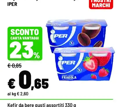 Yogurt intero gusti assortiti