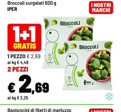 Broccoli surgelati